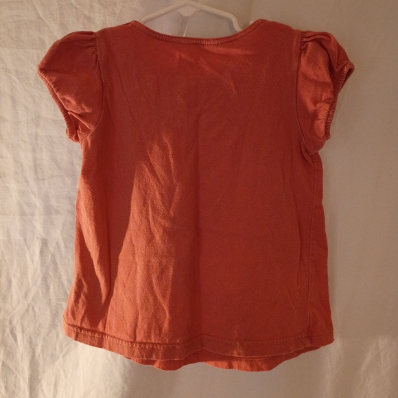 Okie Dokie Orange and Pink Floral Tee - Picture 2 of 5